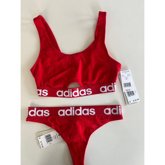 ADIDAS WOMEN LOGO TONG UNDER WEAR WITH BRALETTE - Picture 5 of 9